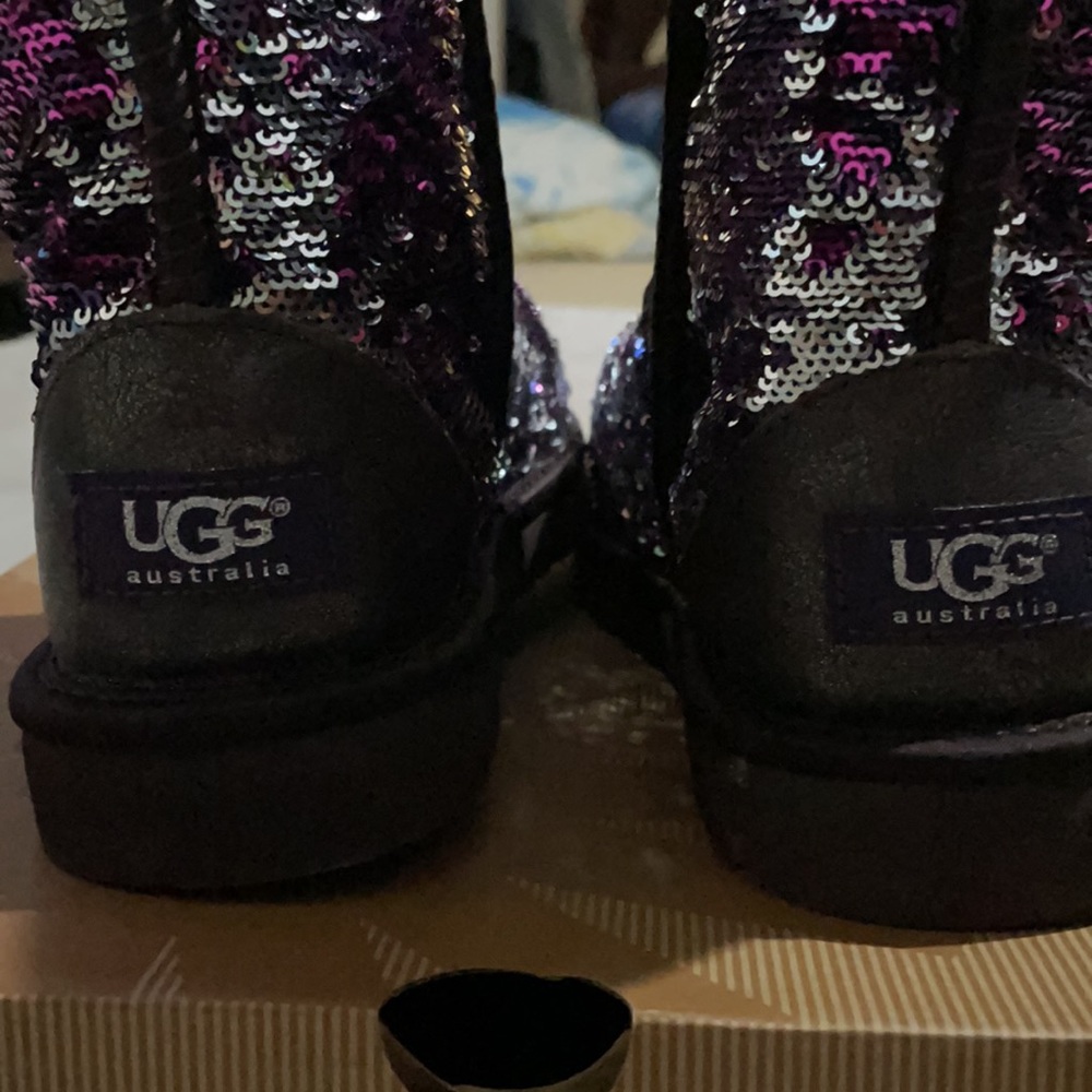 Ugg Classic Short Sparkle Sequin Boot - image 7